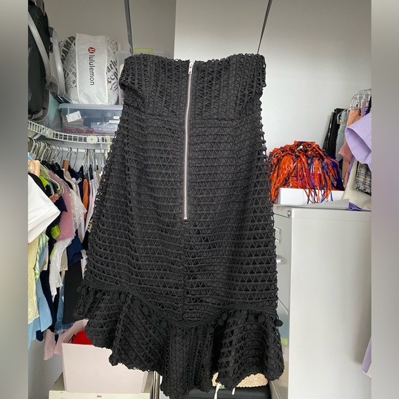NWT hello molly black strapless dress - Picture 2 of 5